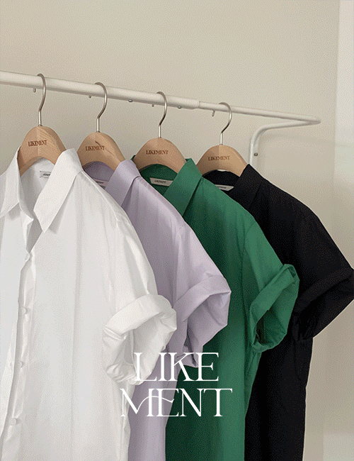 [라이크먼트] 리콘 썸머 데일리 반팔 셔츠 (SH) - 4color - 라이크유
